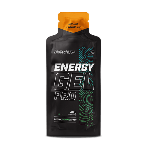 BioTechUSA Energy Gel Pro ist ein Nahrungsergänzungsmittel-Gel auf Kohlenhydratbasis mit MCT-Öl, Taurin, L-Arginin und L-Carnitin, sowie Mineralstoff- und Vitamingehalt, das während des Trainings verzehrt werden kann.