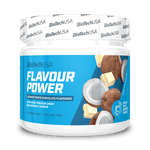 BioTechUSA Flavour Power ist ein in 5 verschiedenen Geschmacksrichtungen erhältliches Aromapulver, ohne Palmöl, Gluten.
