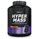 Hyper Mass ist eine Weight Gainer der Extraklasse! Dieser Massezuwachs-Drink enthält mit Kohlenhydraten, Proteinen und Kreatin alles, was man zum Muskelaufbau und für ein kraftvolles Training braucht.