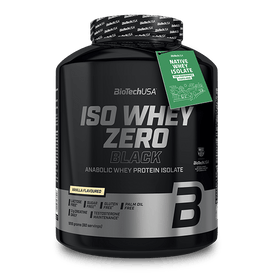 Iso Whey Zero Black Getränkepulver auf Basis von Molkeproteinisolat - 1816 g