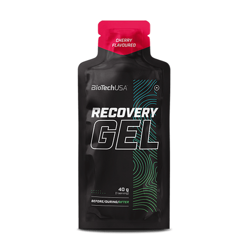 Komplexes Nahrungsergänzungsmittel-Gel mit Kohlenhydrat und Protein, mit BCAA, L-Glutamin, L-Lysin, Glucosamin, Vitamin B6 und organischem Magnesium. 